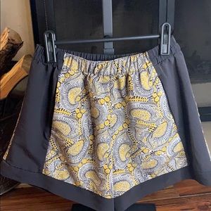 H&M Conscious gray mustard shorts 2